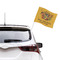 Happy Thanksgiving Car Flag - Large - LIFESTYLE