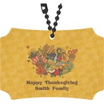 Happy Thanksgiving Rear View Mirror Ornament (Personalized)