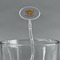 Happy Thanksgiving Clear Plastic 7" Stir Stick - Oval - Main