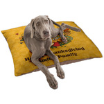 Happy Thanksgiving Dog Bed - Large w/ Name or Text