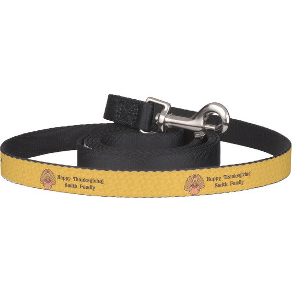 Custom Happy Thanksgiving Dog Leash (Personalized)