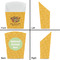 Happy Thanksgiving French Fry Favor Box - Front & Back View