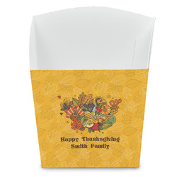 Happy Thanksgiving French Fry Favor Boxes (Personalized)