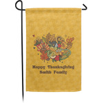 Happy Thanksgiving Garden Flag (Personalized)