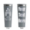 Happy Thanksgiving Grey RTIC Everyday Tumbler - 28 oz. - Front and Back