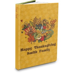 Happy Thanksgiving Hardbound Journal - 7.25" x 10" (Personalized)