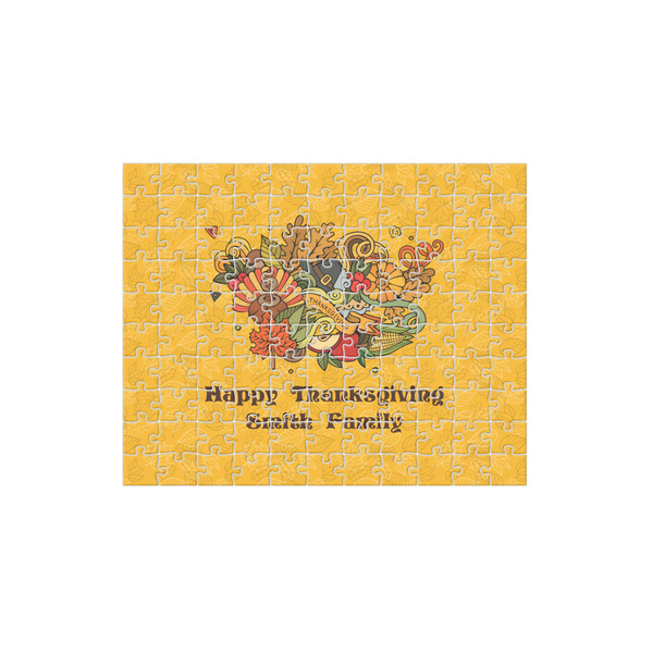 Custom Happy Thanksgiving 110 pc Jigsaw Puzzle (Personalized)