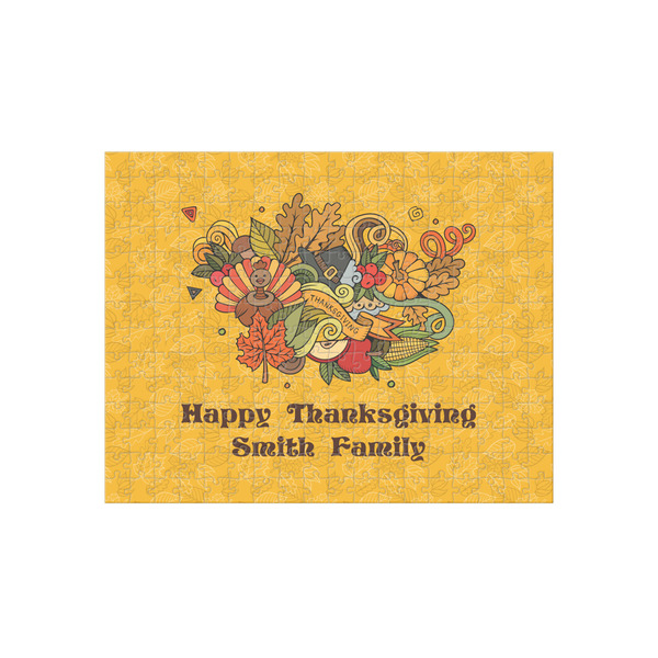 Custom Happy Thanksgiving 252 pc Jigsaw Puzzle (Personalized)