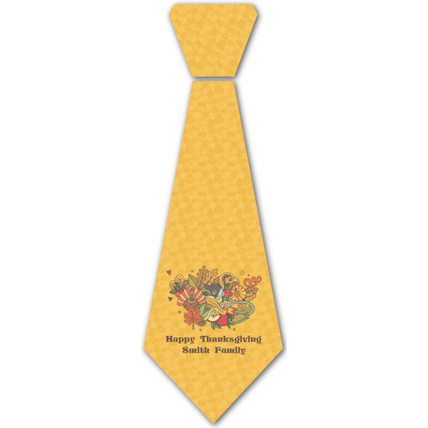 Custom Happy Thanksgiving Iron On Tie - 4 Sizes w/ Name or Text