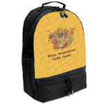 Happy Thanksgiving Backpacks - Black (Personalized)