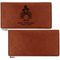 Happy Thanksgiving Leather Checkbook Holder Front and Back Single Sided - Apvl