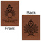 Happy Thanksgiving Leatherette Journals - Large - Double Sided - Front & Back View