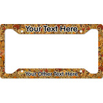 Happy Thanksgiving License Plate Frame (Personalized)