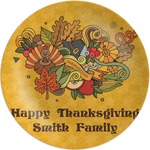 Happy Thanksgiving Melamine Plate (Personalized)