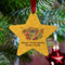 Happy Thanksgiving Metal Star Ornament - Lifestyle