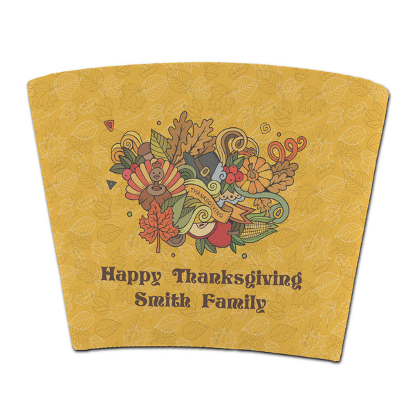 Custom Happy Thanksgiving Party Cup Sleeve - without bottom (Personalized)