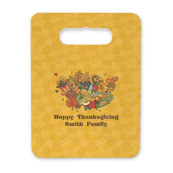 Custom Happy Thanksgiving Rectangular Trivet with Handle (Personalized)