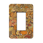 Happy Thanksgiving Rocker Style Light Switch Cover - Single Switch