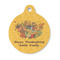 Happy Thanksgiving Round Pet Tag