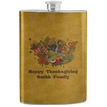 Happy Thanksgiving Stainless Steel Flask (Personalized)