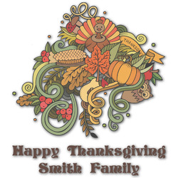 Happy Thanksgiving Graphic Decal - Small (Personalized)