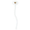 Happy Thanksgiving White Plastic 7" Stir Stick - Oval - Single Stick