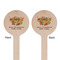 Happy Thanksgiving Wooden 6" Stir Stick - Round - Double Sided - Front & Back