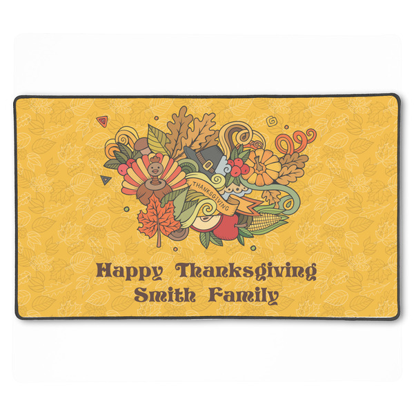 Custom Happy Thanksgiving XXL Gaming Mouse Pad - 24" x 14" (Personalized)