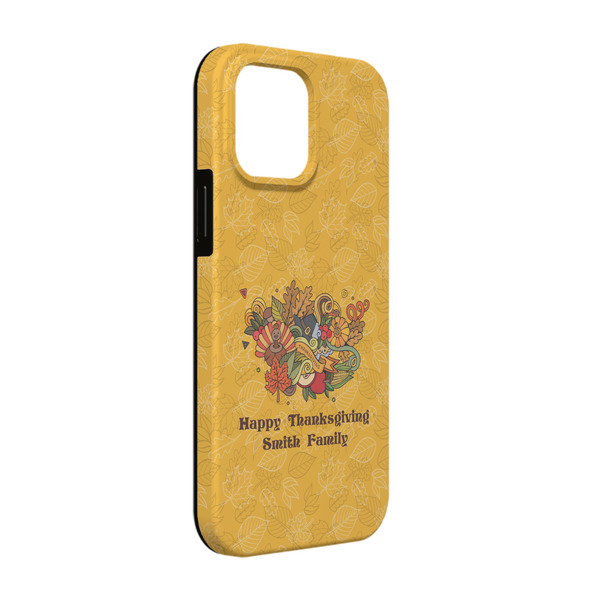 Custom Happy Thanksgiving iPhone Case - Rubber Lined - iPhone 13 Pro (Personalized)