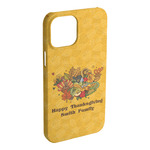 Happy Thanksgiving iPhone Case - Plastic - iPhone 15 Plus (Personalized)