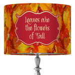 Fall Leaves 16" Drum Lamp Shade - Fabric