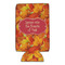 Fall Leaves 16oz Can Sleeve - Set of 4 - FRONT