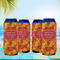 Fall Leaves 16oz Can Sleeve - Set of 4 - LIFESTYLE