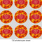 Fall Leaves 2" Multipurpose Round Labels - Sheet