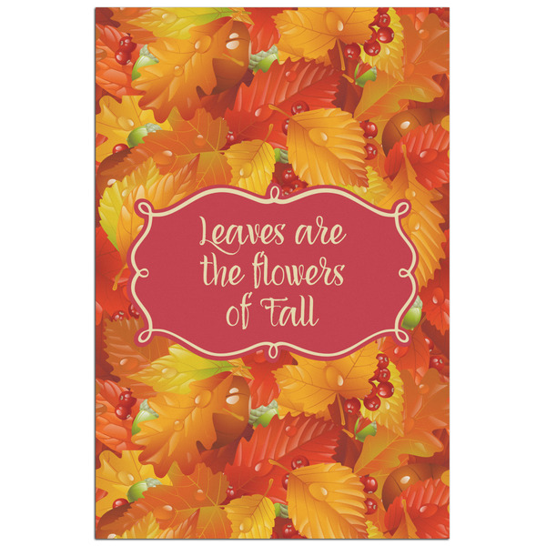 Custom Fall Leaves Poster - Matte - 24x36