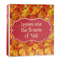 Fall Leaves 3-Ring Binder - 1 inch
