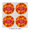 Fall Leaves 4" Multipurpose Round Labels - Sheet