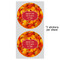 Fall Leaves 5" Multipurpose Round Label - Sheet