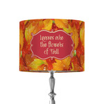 Fall Leaves 8" Drum Lamp Shade - Fabric