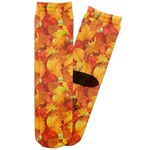 Fall Leaves Adult Crew Socks