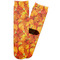 Fall Leaves Adult Crew Socks - Single Pair - Front and Back