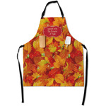 Fall Leaves Apron With Pockets