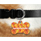 Fall Leaves Bone Shaped Dog Tag on Collar & Dog