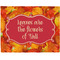 Fall Leaves Burlap Placemat