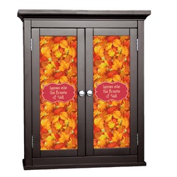 Fall Leaves Cabinet Decal - Custom Size