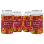 Fall Leaves Can Cooler (12 oz) - Set of 4