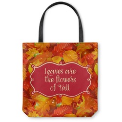 Fall Leaves Canvas Tote Bag - Large - 18"x18"