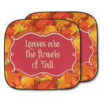 Fall Leaves Car Sun Shade - Two Piece