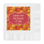 Fall Leaves Embossed Decorative Napkins