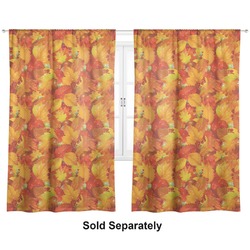 Fall Leaves Curtain Panel - Custom Size